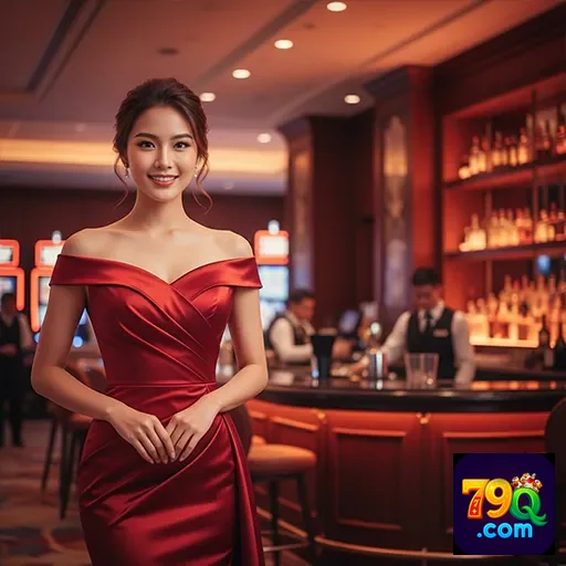 Jogadores desfrutando de uma experiência VIP no cassino